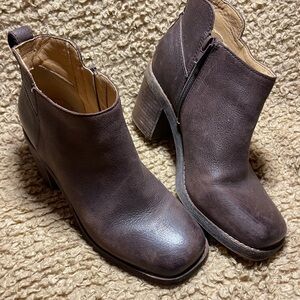 Crown Vintage Dark Brown Ankle Booties